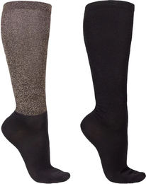 QHP Noël Reitsocken Kniestrümpfe Geschenkbox 2er Pack Unisex Größe 39/42 – Bild 1 von 2