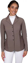 Produktbild von QHP Novèn Turnierreitjacke Damen Sommer Nylon Beige Größe 40