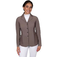 Produktbild von QHP Novèn Turnierreitjacke Damen Sommer Nylon Beige Größe 40