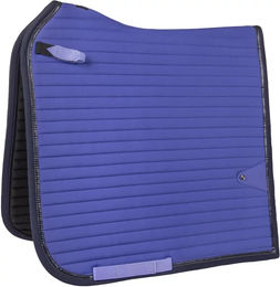 Produktbild von QHP Nyomi Satteldecke für Pferde aus Polyester in Lila oder Blau für Ponys