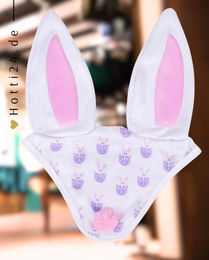 Produktbild von QHP Ohrenhaube Osterhase Weiß