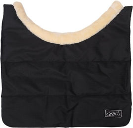 QHP Ontario Brustschutz für Pferde in Schwarz aus Polyester – Bild 1 von 3