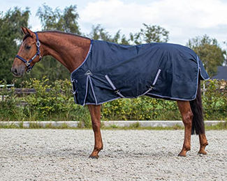 Produktbild von QHP Outdoordecke Tournout Luxus 50gr wasserdicht Navy 165 cm