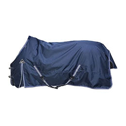 Produktbild von QHP Outdoordecke Tournout Luxus für Pferde wasserdicht 100g Navy 135 cm