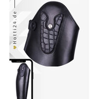 Produktbild von QHP Patches für Reitstiefel Sasha Croco Matt Black aus Kunstleder