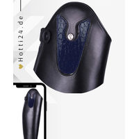 Produktbild von QHP Patches für Reitstiefel Sasha Croco Navy aus Kunstleder