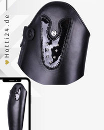 Produktbild von QHP Patches für Reitstiefel Sasha Crystal Black aus Kunstleder in Schwarz