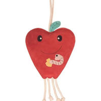 Produktbild von QHP Pferdespielzeug Apfel aus Baumwolle in Grün und Rot