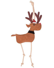 QHP Pferdespielzeug Rudolph aus Kunstleder in Braun – Bild 1 von 6