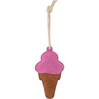 Produktbild von QHP Pferdespielzeug Snackcounter Eiscreme mit Wildleder und Kokosfaser zur Pferdeanreicherung