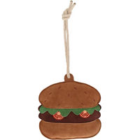 Produktbild von QHP Pferdespielzeug Snackcounter Hamburger mit Wildleder und Kokosfaser zur Beschäftigung