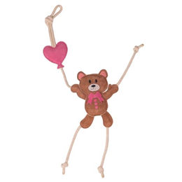QHP Pferdespielzeug Valentine Bear Braun aus Kunstleder – Bild 1 von 4
