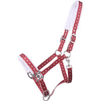 Produktbild von QHP Pony Halfter Christmas Rot aus Polyester
