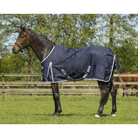 Produktbild von QHP Pony Regendecke Turnout 600D ohne Füllung Blau