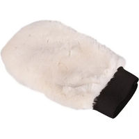 Produktbild von QHP Putzhandschuh Soft Kunstfell extra weich Creme für die Fellpflege