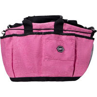 Produktbild von QHP Putztasche aus Polyester mit vielen Fächern und Tragegriffen in Rosa