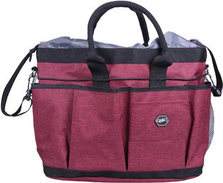 QHP Putztasche für Pferde aus Polyester in Rot 36 x 21 x 27 cm - 20 l – Bild 1 von 3