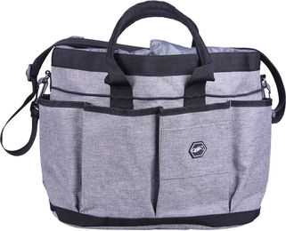 QHP Putztasche für Pferde in Grau aus Polyester – Bild 1 von 3