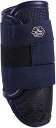 QHP Q-Cross Eventing Gamaschen vorne Blau Größe L – Bild 1 von 3