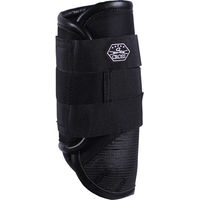 Produktbild von QHP Q-Cross Eventing Gamaschen vorne Schwarz Größe S - 1 Stk.