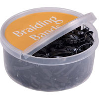 Produktbild von QHP Q-essentials Mähnengummis aus Kautschuk in schwarzer Box - 50 g