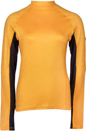 QHP QCross Eldorado Junior Reitshirt für Kinder aus Polyester in Gelb Schwarz Größe 140 – Bild 1 von 2