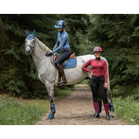 Produktbild von QHP QCross Eventing Hinterbein-Gamaschen Technical Steel Blue XL