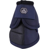 Produktbild von QHP QCross Technical Hufglocken mit No-Turn-Einsatz und Klettverschluss Blau XL