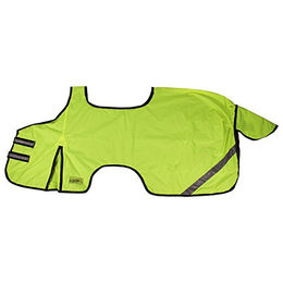 QHP Reflektions-Pferde-Decke Outdoor Grün 145cm – Bild 1 von 3