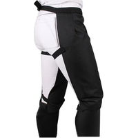 Produktbild von QHP Regenchaps wasserdichte Reithosen Chaps für Damen und Herren Schwarz