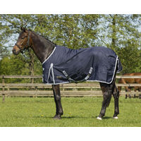 Produktbild von QHP Regendecke Turnout 600 ohne Füllung Dunkelblau 155/205 cm