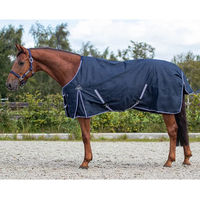 Produktbild von QHP Regendecke Turnout Luxus für Pferde 105 cm Navy Blau