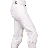 Produktbild von QHP Regenüberhose für Damen und Herren aus Polyester weiß waterproof Winter