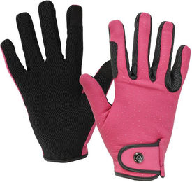 QHP Reithandschuhe Isalyn Winter Pink Polyester Größe XS – Bild 1 von 3