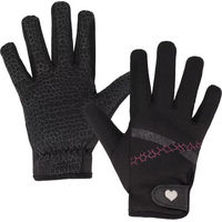 Produktbild von QHP Reithandschuhe Lize für Kinder Schwarz 2XS