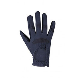 Produktbild von QHP Reithandschuhe Multi blau luftdurchlässig Stretch Klett XXL