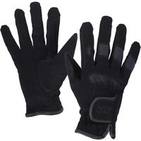 Produktbild von QHP Reithandschuhe Q-essentials Multi Unisex Schwarz Größe M aus Polyester
