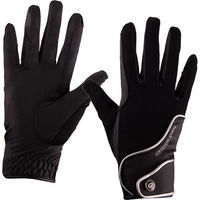 Produktbild von QHP Reithandschuhe Summer Mesh aus Nylon Schwarz Größe L Unisex