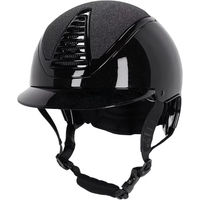 Produktbild von QHP Reithelm Glendale schwarz Größe 57-59