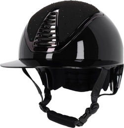 QHP Reithelm Memphis Polovisier schwarz Größe 57-59 – Bild 1 von 1