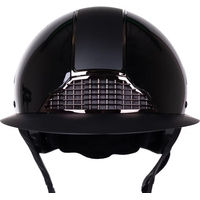 Produktbild von QHP Reithelm Miami Polo Visor Schwarz Unisex 51-55 cm