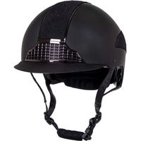 Produktbild von QHP Reithelm Ohio mit Standardvisier Schwarz Unisex Größe 51/55