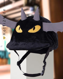 Produktbild von QHP Reithelm Überzug Batman für Kinder in Orange und Schwarz