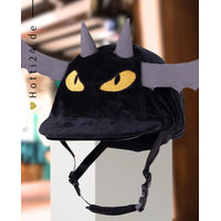 Produktbild von QHP Reithelm Überzug Batman für Kinder in Orange und Schwarz