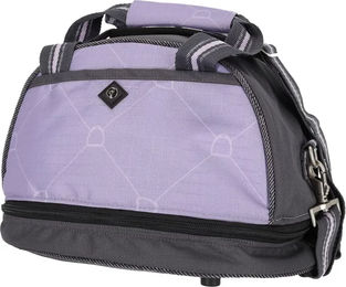 QHP Reithelmtasche aus Polyester wasserabweisend Lila – Bild 1 von 2
