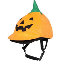 Produktbild von QHP Reithelmüberzug Halloween aus Polyester in Orange Unisex