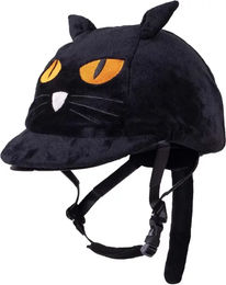 QHP Reithelmüberzug Halloween Schwarz aus Polyester – Bild 1 von 3