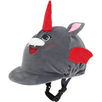 Produktbild von QHP Reithelmüberzug Halloween