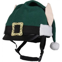 Produktbild von QHP Reithelmüberzug Rentier Noël Schwarz aus Polyester