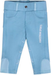 QHP Reithose Bobby für Kinder aus Baumwolle Blau – Bild 1 von 2